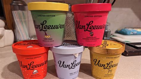 Tasting Winter 2023 Limited Edition Van Leeuwen Ice Cream Flavors Youtube