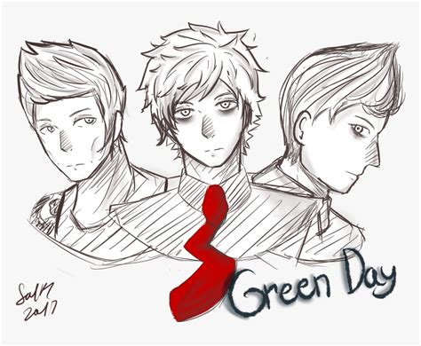 Green Day Fan Art, HD Png Download - kindpng