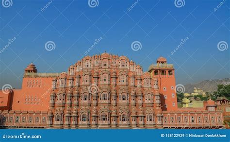 Hawa Mahal Wind Palace In Jaipur India Stock Image Image Of Dome