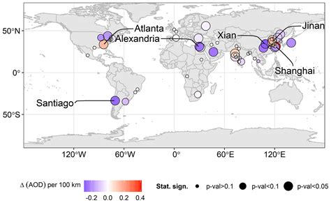 ACP Aerosol Optical Depth Regime Over Megacities Of The World