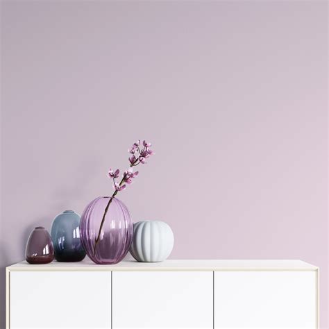 Lilac Solid Color Wallpaper - Self Adhesive - The Wallberry