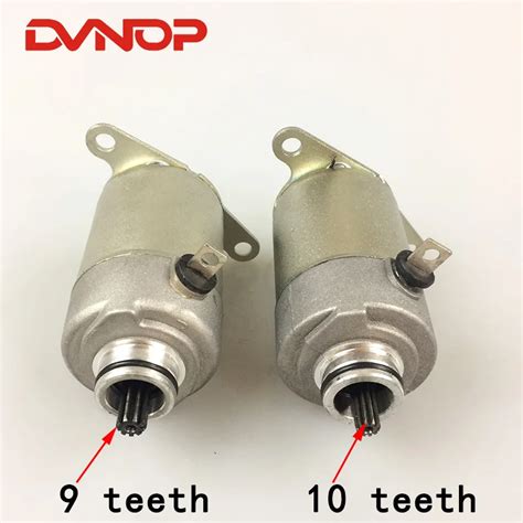 Motorcycle Engine Electric Starter Motor 10 Teeth For Gy6 80 Dayang