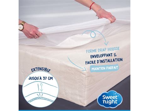 Prot Ge Matelas X Cm Bouclette En Coton Al Se Imperm Able Et