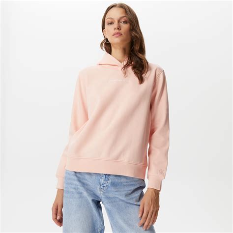 Calvin Klein Institutional Regular Pembe Kadın Sweatshirt KADIN