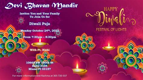 Diwali Puja - Hindu Heritage Month