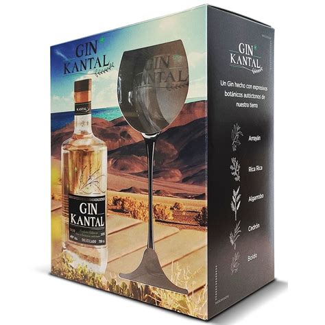 Pack Gin Kantal 750cc Copa Bienvenido A Elbrindis Cl