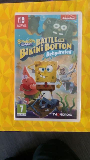 SPONGEBOB SQUAREPANTS BATTLE for Bikini Bottom Rehydrated für Switch Neu EUR 19 99