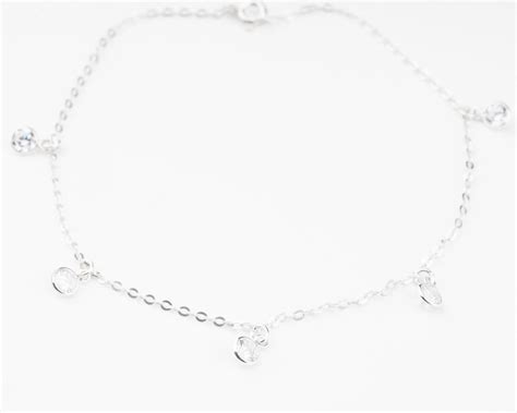 Swarovski Anklet Crystal Anklet Holiday T For Best Etsy