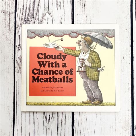 Vintage Cloudy With A Chance Of Meatballs Book