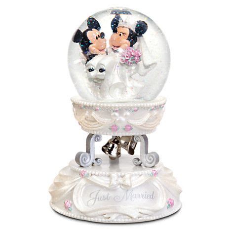 Minnie And Mickey Mouse Wedding Snowglobe Mickey Mouse Wedding