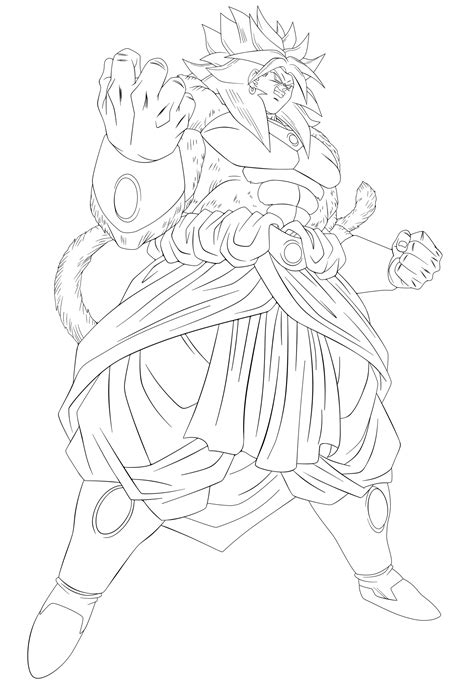 Dbz Broly Ssj Coloring Pages Coloring Pages