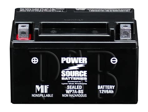 Wp A Bs Power Source Sealed Agm Motorcycle Battery Replaces Yuasa Ytx A