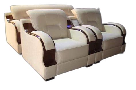 Polyster 5 Seater Wooden Sofa Set 3 1 1 At Rs 49000 Set In Panaji ID