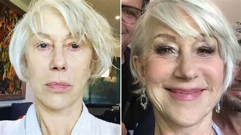 Helen Mirren No Makeup Selfie | Makeupview.co