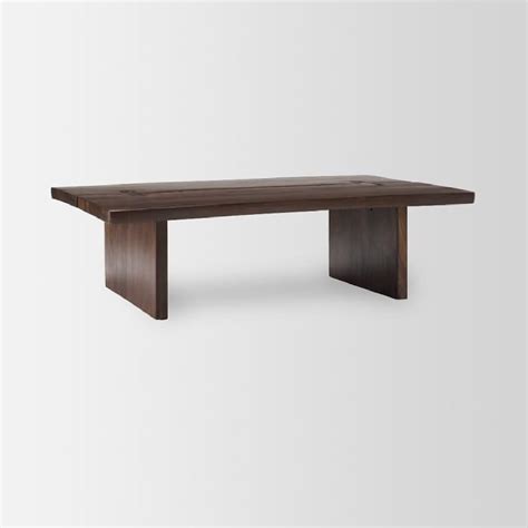 West Elm Raw Edge Coffee Table - AptDeco