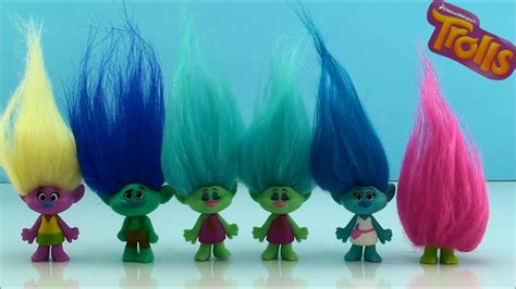 Dreamworks Trolls Blind Bags Series 1 Opening Surprise Toys some Characters Names Bag - YouTube