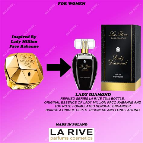 Perfume La Rive Lady Diamond Edp 75ml Original Shopee Malaysia