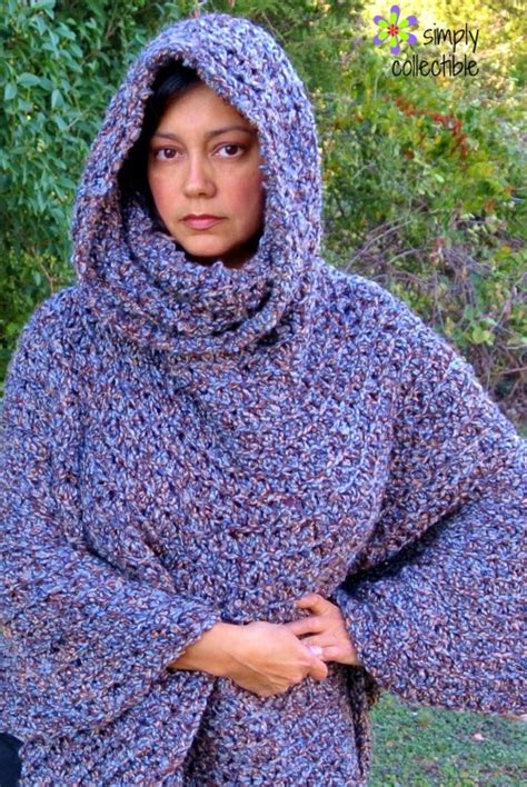 Crochet Hooded Cloak Pattern