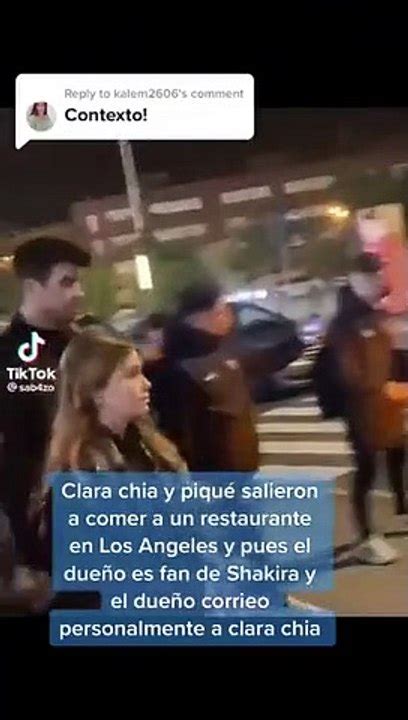 Piqu Y Clara Ch A Fueron A Cenar A Un Restaurante Y Due O Los Ech