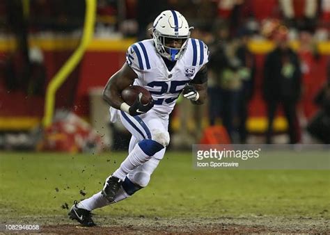 Indianapolis Colts Running Back Marlon Mack Runs In The Third Quarter