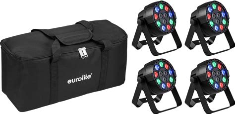 EUROLITE Set 4x AKKU Mini PARty RGBW Spot MK2 Soft Bag günstig bei LTT