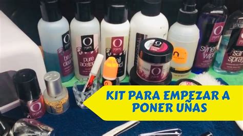 Material Basico Para U As De Acrilico Kit Para Empezar A Poner U As