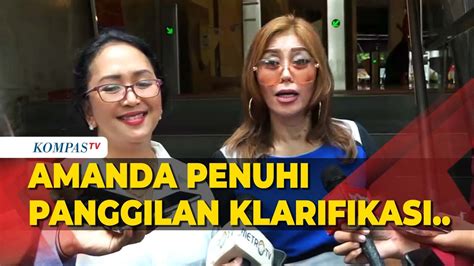 Amanda Penuhi Panggilan Klarifikasi Di Polda Metro Jaya Soal Laporan