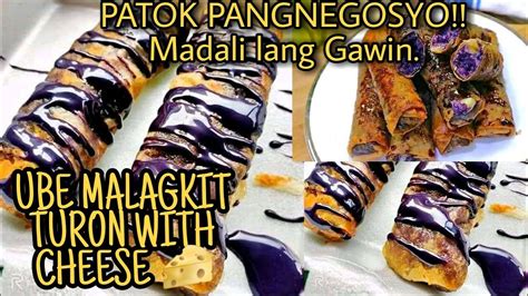 Ube Turon Malagkit W Cheese Ang Dali Gawin At Patok Pang Negosyo