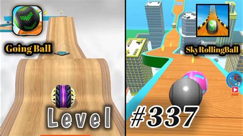 Going Balls Vs Sky Rolling Ball Update Level 337 SpeedRun All