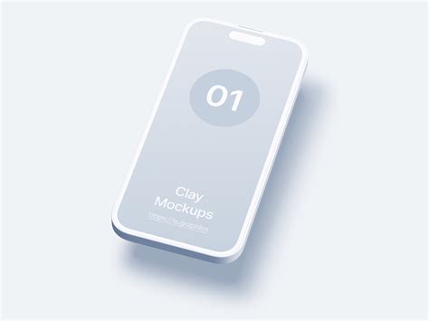 Iphone 14 Pro Clay Mockups Scene 11 Figma Sketch Photoshop