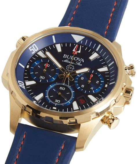 Bulova Chronograph Bulova Marine Star B Mm Quartz M F R