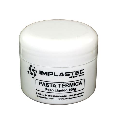 Pasta T Rmica Pote Gramas Implastec Ipt Eletrope As