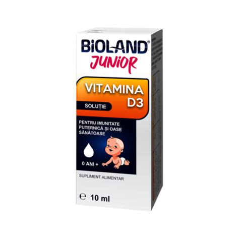 Bioland Junior D3 10ml Drops Aversi