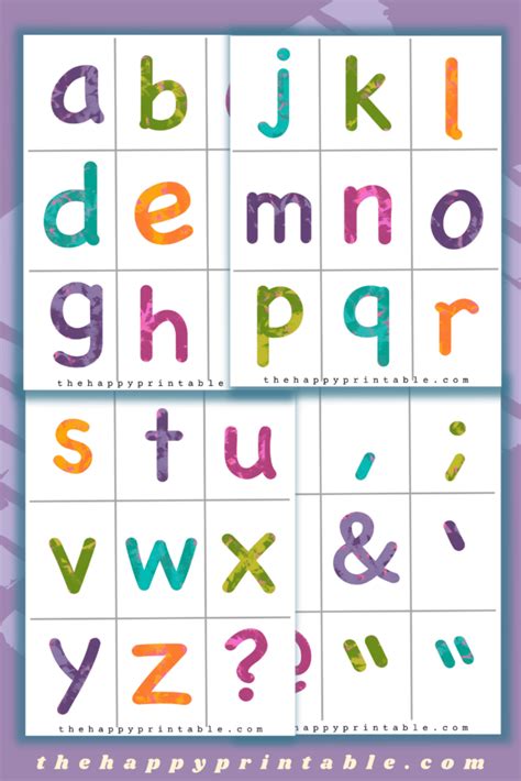 Alphabet Upper And Lowercase Printable