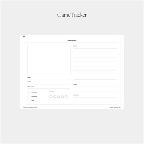 Stil X Cozy K Digital Game Tracker