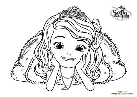 Sofia The First Coloring Sheets