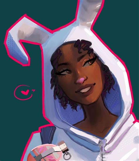 Bunny Brawler Fanart 🐰 Fortnite Fan Art Gamer Girl