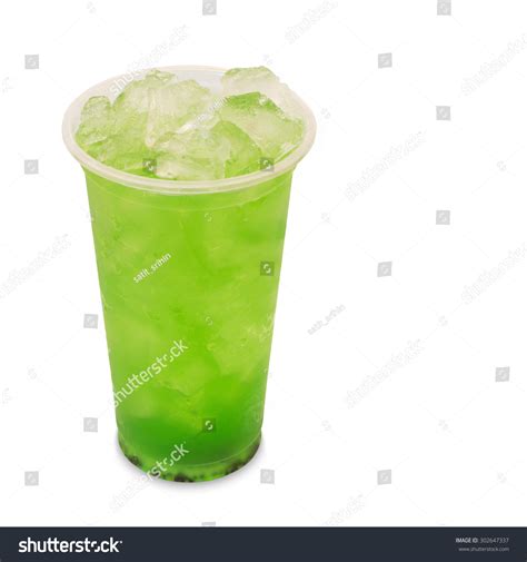 Ice Green Tea Kiwi Fruit Takeaway Stock Photo 302647337 Shutterstock