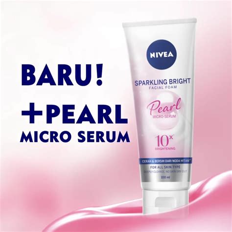 Jual Nivea Sparkling Bright Facial Foam 100ml Shopee Indonesia