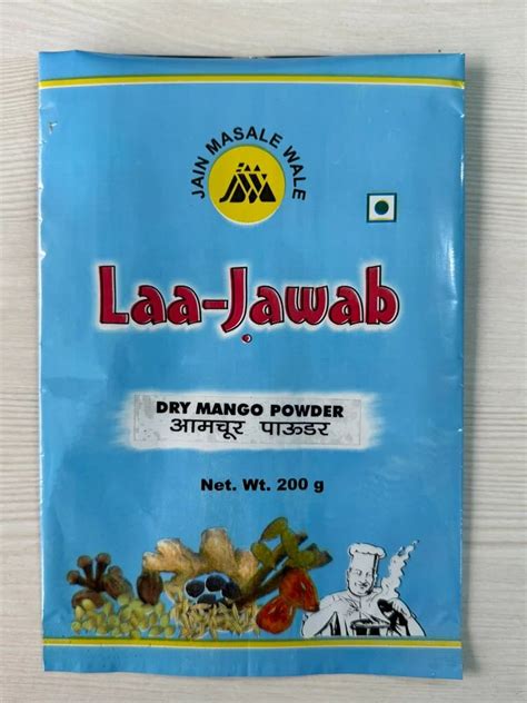 Jain Masale Wale Dry Mango Powder Packaging Type Packet Packaging