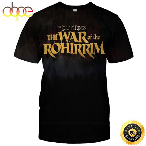 The Lord of the Rings The War of the Rohirrim (2024) 3D T-Shirt ...