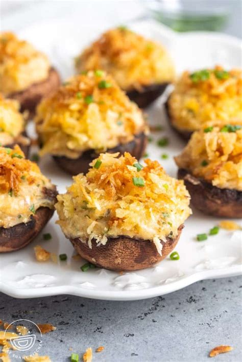 Cheesy Crab Stuffed Mushrooms Little Sunny Kitchen