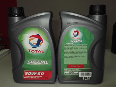 Olio Motore Total Special W Lt Oil Engine Vw