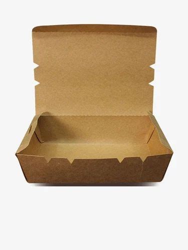 Kraft Paper Box For Food 1250 Ml At Rs 89piece Paper Food Boxes In Virar Id 2849056448188