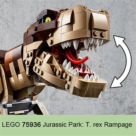 LEGO 75936 Jurassic World Jurassic Park T Rex Rampage 3120 Pieces