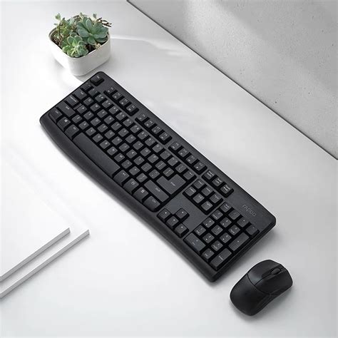 Rapoo X1800 Pro Wireless Keyboard And Mouse Set 2 4G 1000DPI Full Size