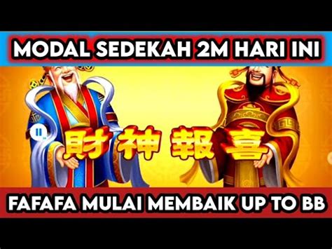 Modal Sedekah 2m Hari Ini Putaran Fafafa Mulai Membaik Up To Bb