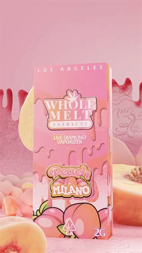 Whole Melts Extracts Peach Milano Disposable