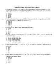 Physics Chapter Practice Questions And Solutions Physics