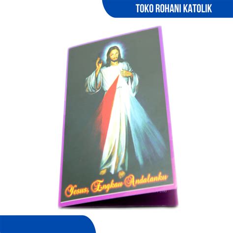 Jual LEMBAR DOA KORONKA LEMBAR ROSARIO KERAHIMAN LEMBAR NOVENA HATI